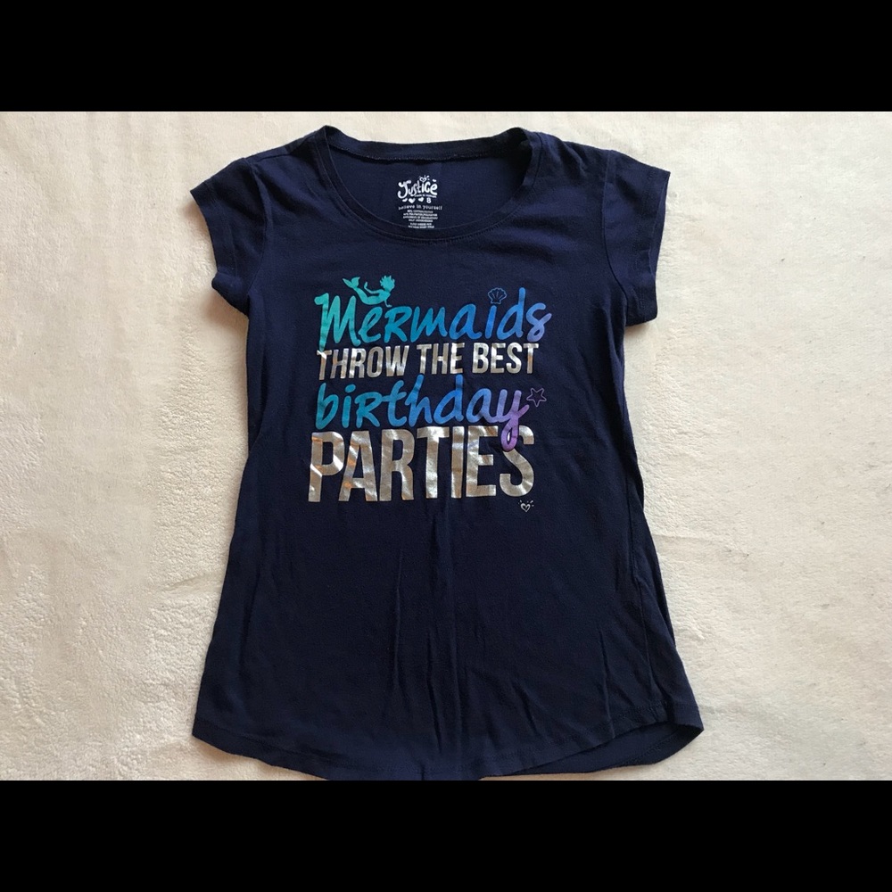 Justice Girls T-shirt NWOT 8